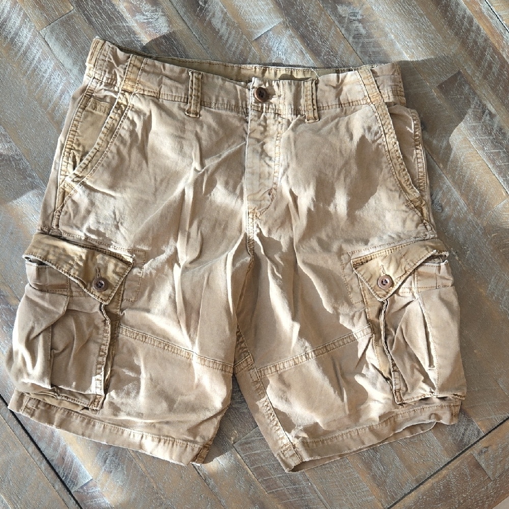 American Eagle Men's Tan Cargo Shorts